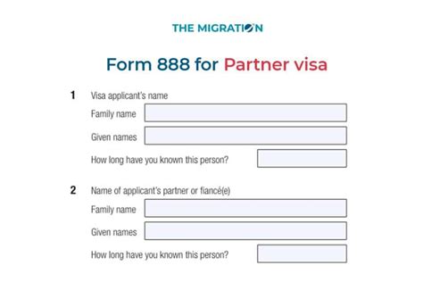 form 888|Form 888 for Partner Visas in 2024 — VISA SIDEKICK.